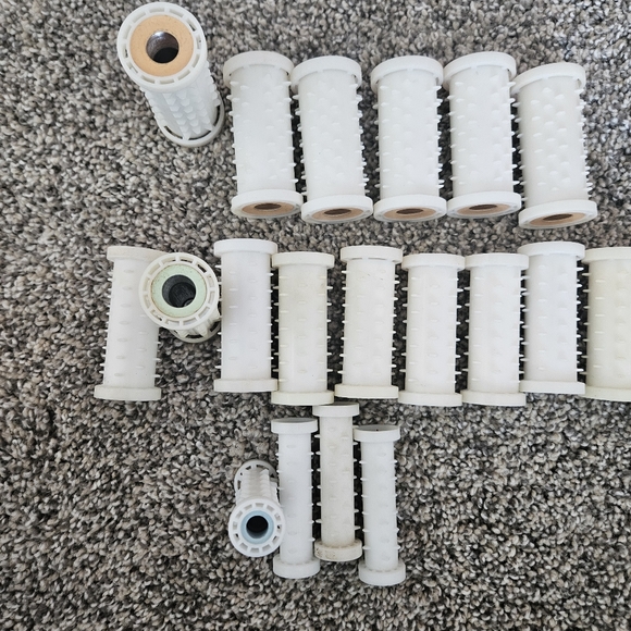 Vintage Clairol 20 Replacement Hot Rollers 3 Sizes. No Pins Complete Set - Picture 2 of 3